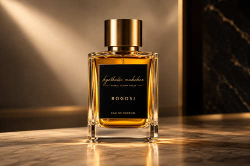 BOGOSI Eau de Parfum 100 ml bottle from Kgothatso Makokoe Global Luxury House